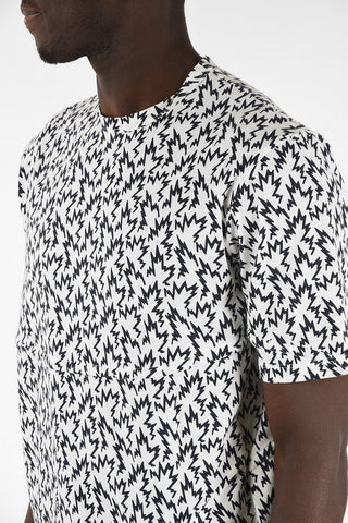 T-Shirt Girocollo in Cotone Stampato