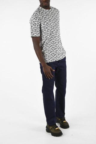 T-Shirt Girocollo in Cotone Stampato