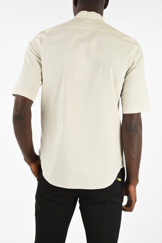 Short Sleeve Spread Collar Shirt
