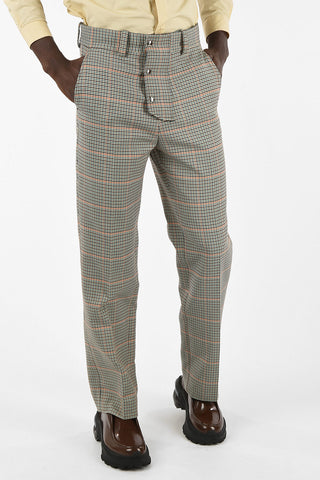 Houndsthoot Printed Jetted Pocket Pants with Belt Loops