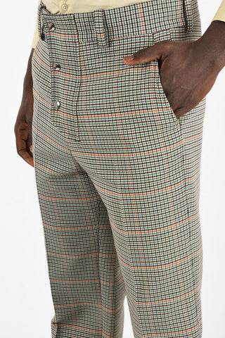 Houndsthoot Printed Jetted Pocket Pants with Belt Loops