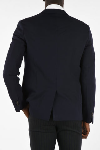 Two Button Notch Lapel Blazer 