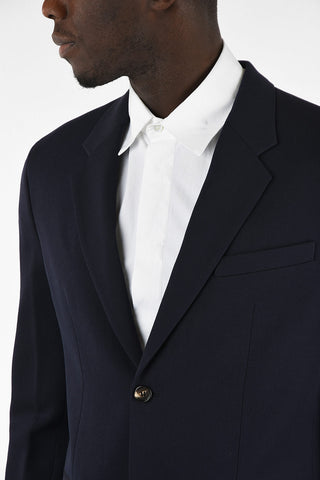 Two Button Notch Lapel Blazer 