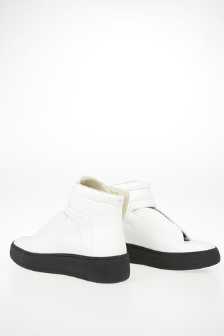 MM2 Leather High-Top Sneakers