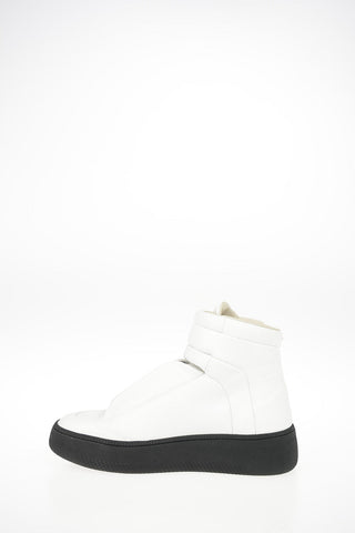 MM2 Leather High-Top Sneakers