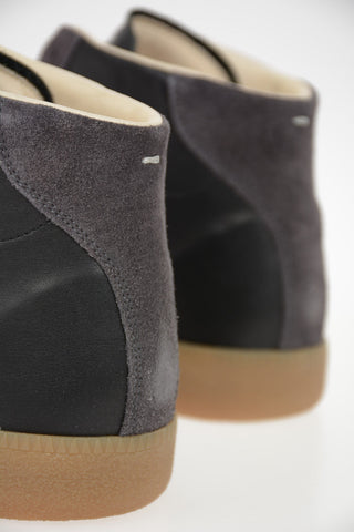 MM22 Suede Leather High-Top Sneakers