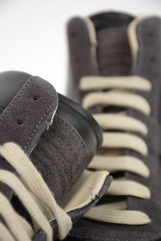 MM22 Suede Leather High-Top Sneakers