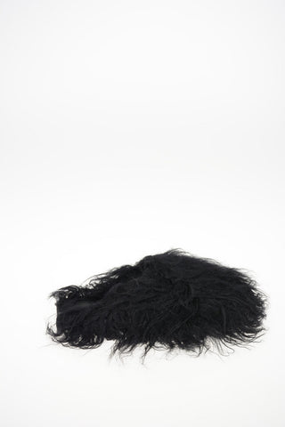 MM6 Faux Leather Slippers