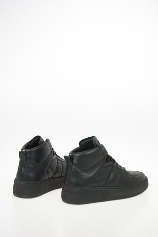 MM22 Leather High-top Sneakers