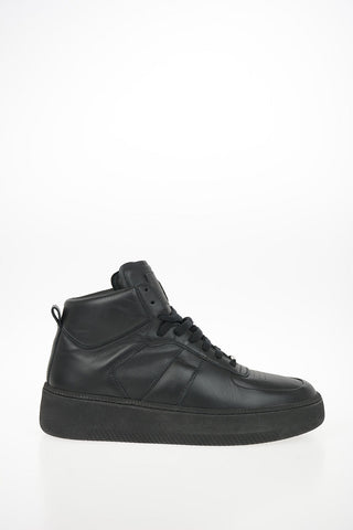 MM22 Leather High-top Sneakers