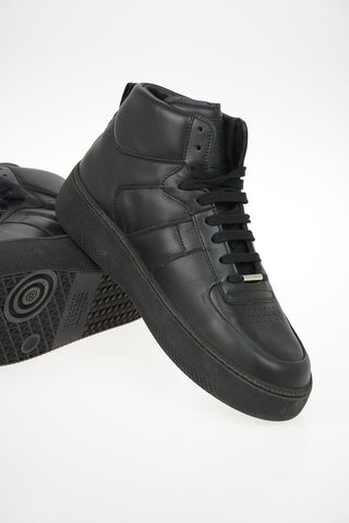 MM22 Leather High-top Sneakers