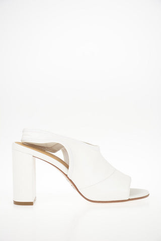 MM6 10cm Faux Leather Slingbacks