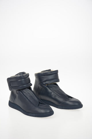 MM22 High-Top Sneakers in Pelle