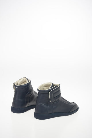 MM22 High-Top Sneakers in Pelle