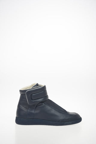 MM22 High-Top Sneakers in Pelle