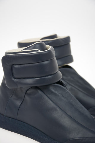 MM22 High-Top Sneakers in Pelle
