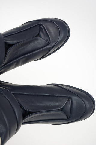 MM22 High-Top Sneakers in Pelle