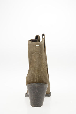 MM22 10cm Suede Leather Wester Boots