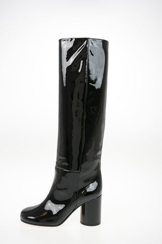 MM22 Stivale in Pelle Lucida 9cm