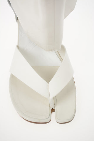 MM22 8cm Leather TABI Sandals