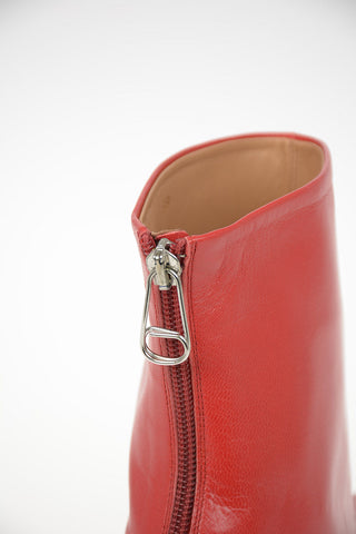 MM22 Stivaletto in Pelle con Zip 8cm