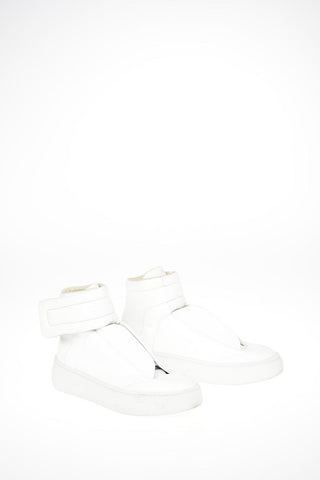 MM22  Leather High-Top Sneakers