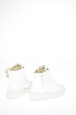 MM22  Leather High-Top Sneakers