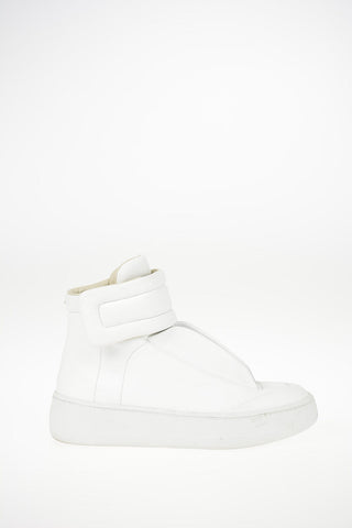 MM22  Leather High-Top Sneakers