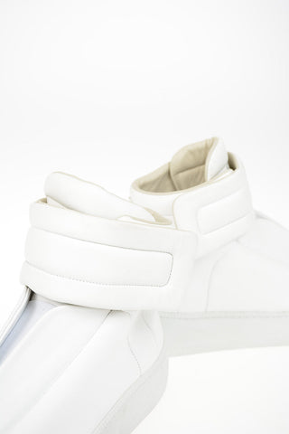 MM22  Leather High-Top Sneakers