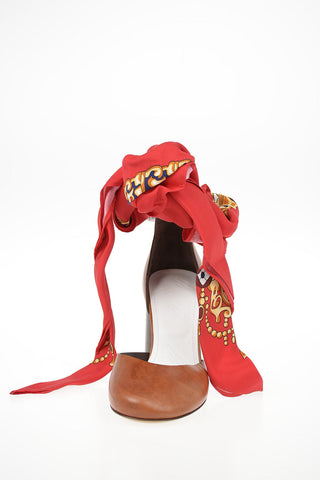 MM22 Ankle Strap Decolletè in pelle 9cm