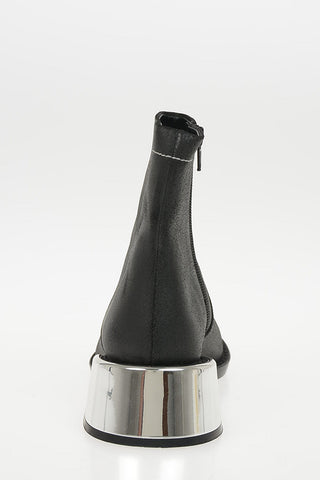 MM6 Stivaletto in Pelle con Zip 5cm