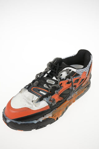 MM22 leather Vintage Effect SNEAKERS Sneakers
