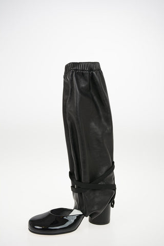 MM22 Stivale in Pelle con Laccio 9cm