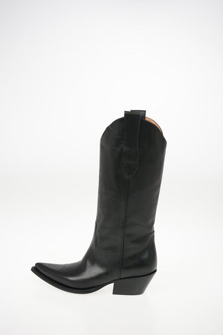 MM22 6cm Leather Wester Boots