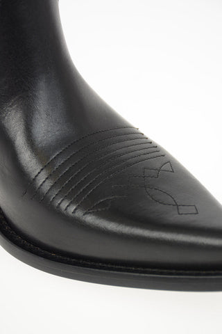 MM22 6cm Leather Wester Boots
