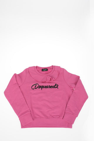 crew-neck sweatshirt with Ruffles