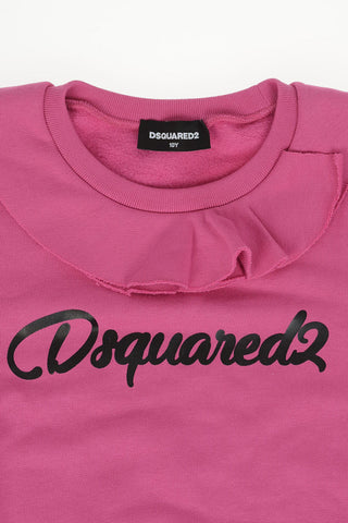 crew-neck sweatshirt with Ruffles