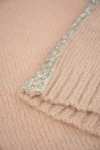 cardigan with Sequined Side Bands