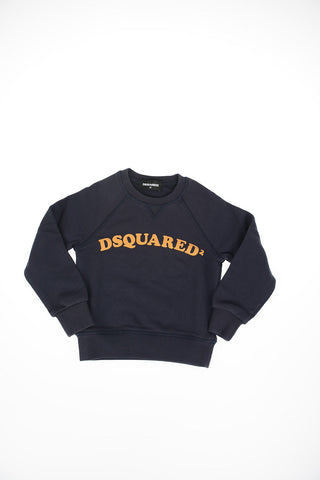 print crew-neck sweatshirt