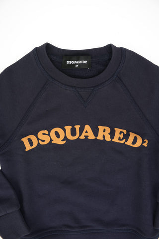 print crew-neck sweatshirt