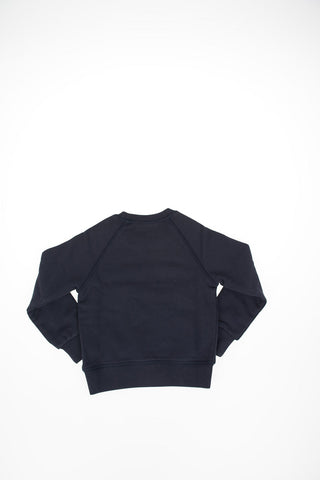 print crew-neck sweatshirt