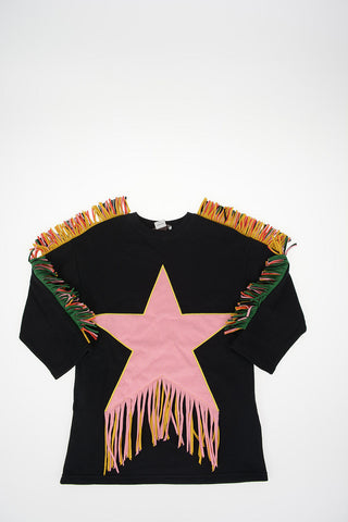 Sweat fringed dress