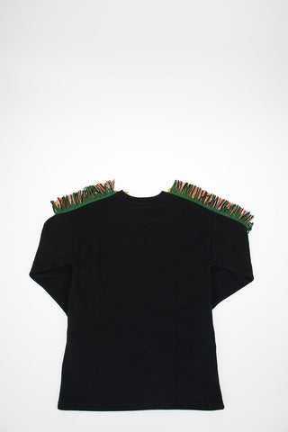 Sweat fringed dress