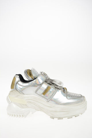 MM22 Laminate Leather Destroyed Sneaker