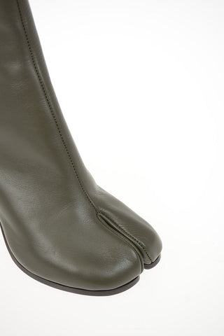 MM22 7cm Leather TABI Ankle Boot