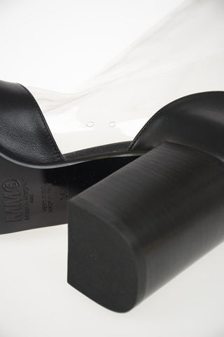MM6 9cm Leather and PVC Boots