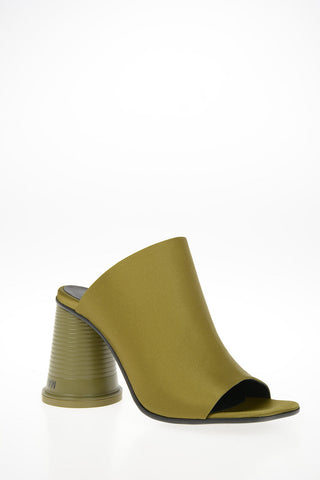 MM6 9cm Satin Open Toe