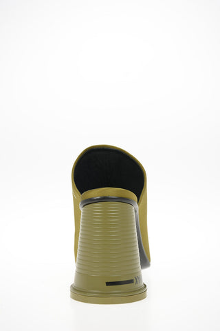 MM6 9cm Satin Open Toe