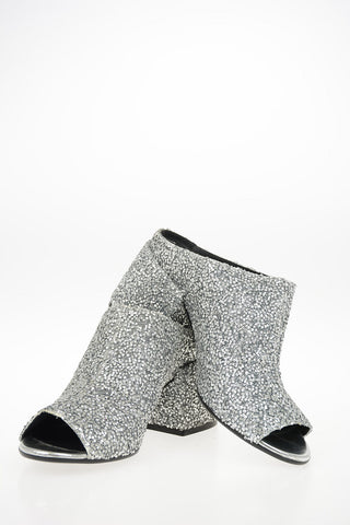 MM6 Open Toe Glitter 6cm