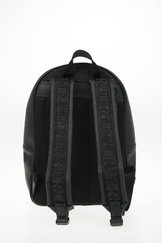 Faux Leather Embroidered OCUZO Backpack